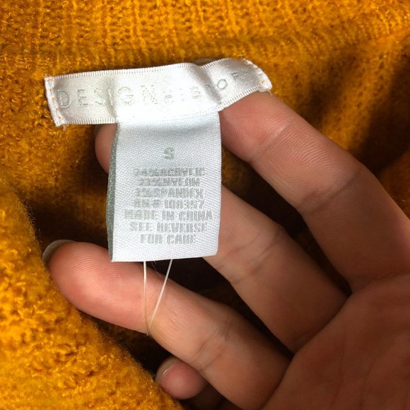 Design History Women's Burnt Squash Knitted Sweater Size Small - Picture 5 of 7